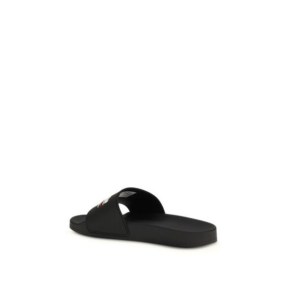 Balenciaga Black Polyurethane Men\'s Sandals